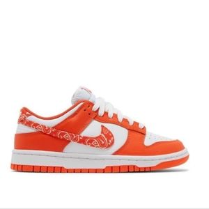 Womens Dunk Low Orange Paisley